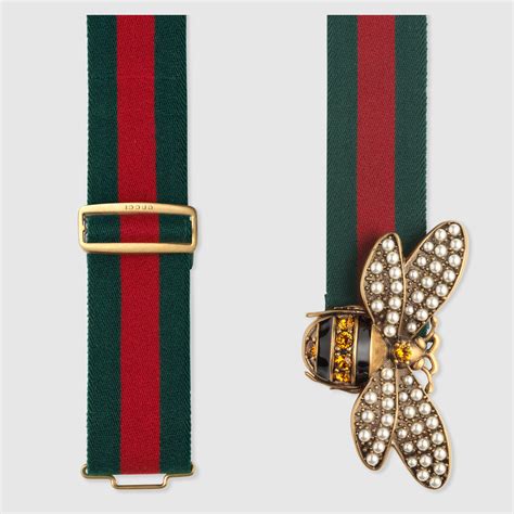 gucci canvas bee belt|authentic Gucci women belt.